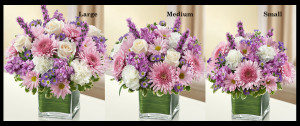 Lavender Sympathy Vase Arrangement SF904