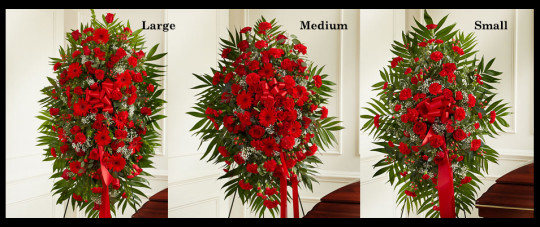 Red Sympathy Wreath SF502