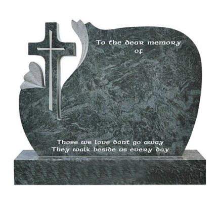 Bahama Blue Granite Headstone - Haven Monuments 75% Off